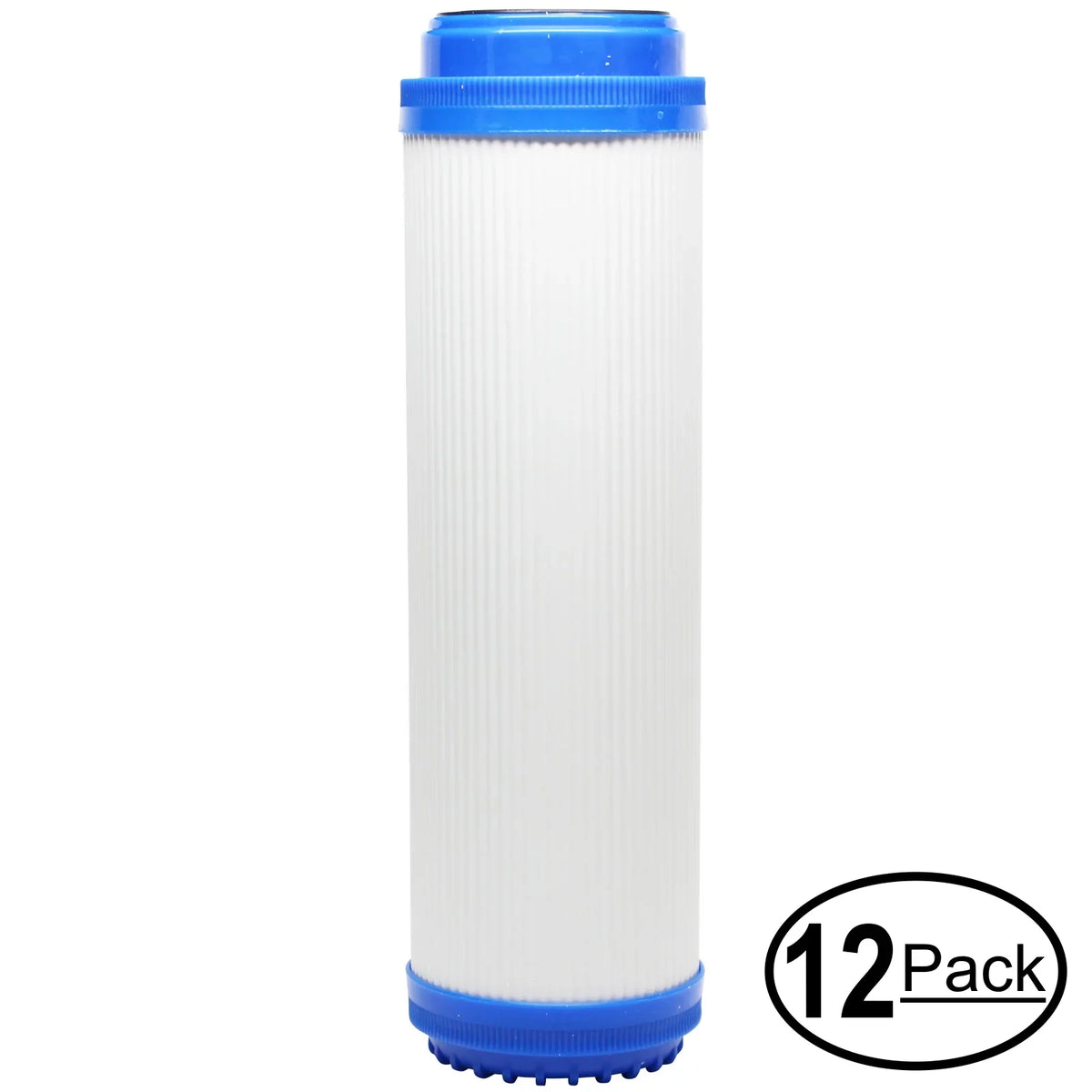 12-Pack Replacement for Aquasafe Aquarium   Granular Activated Carbon Filter - Universal 10-inch Cartridge for Aquasafe 8 Stage Dual Purpose / System - Denali Pure Brand