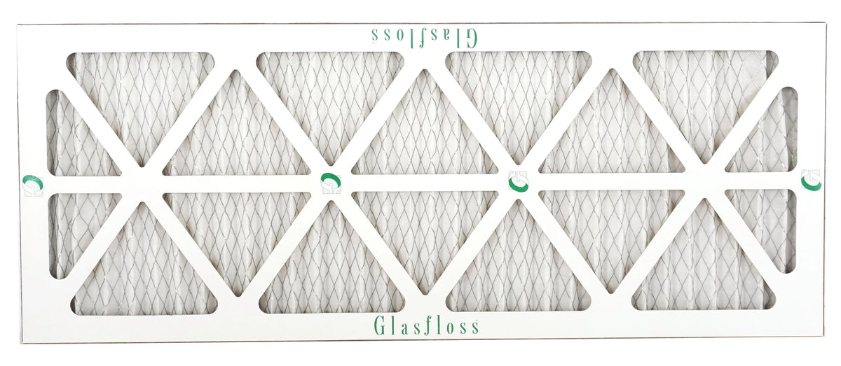 Glasfloss Air Filter 14x36x2 - 2"  10 - (Pack of 6) - Pleated  or  Air Filter - Furnace Air Filter - Home or Office - Made In The .
