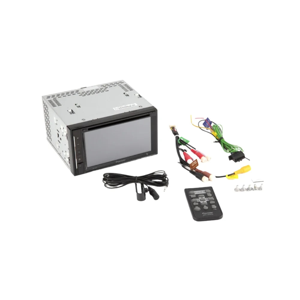 Bundle for 2008-2015 Nissan Frontier / Pioneer Double  Car Stereo with Bluetooth/Backup Camera/Installation Kit/in-Dash / / 6.2"  Touchscreen Digital Media Receiver