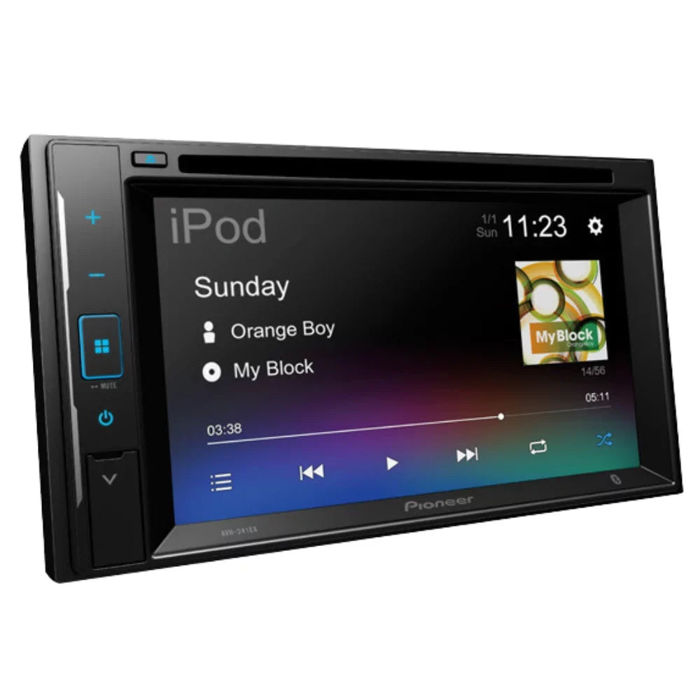 Bundle with Pioneer Multimedia  Car Stereo and Installation Kit - for 2013-2015 Nissan Titan w/Oversized Radio / Bluetooth Touchscreen, Backup Camera, 2 Din Dash Kit