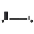 4.1 Channel Soundbar with Surround Sound Speakers, Black
