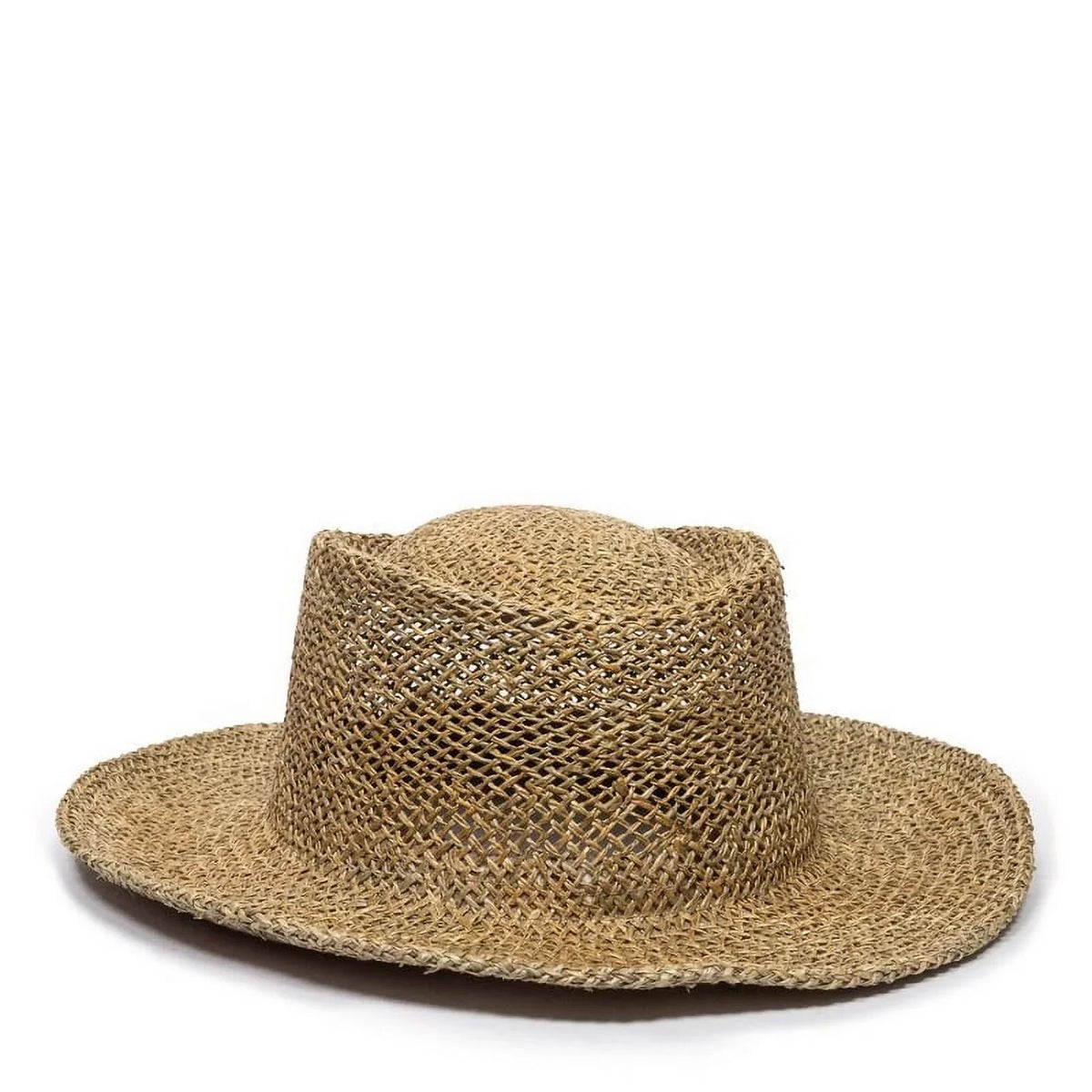 Outdoor Cap -100 Gambler Straw Hat-Natural