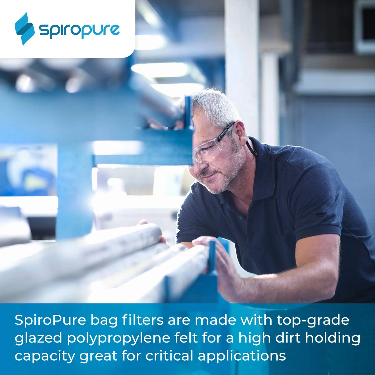 SpiroPure --410-100 100 Micron #3 (10”) Woven Nylon Monofilament Mesh Liquid Bag Filter -410-100 255009-03 (Case of 40)