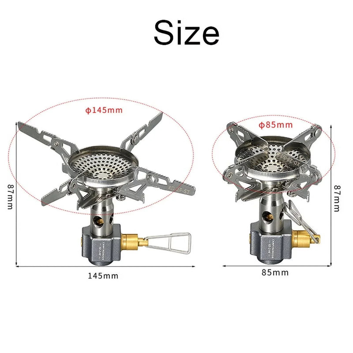 Camping Stove 3300W High Efficiency Backpacking Stove for Quick and Easy Cooking on Go