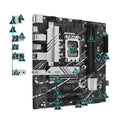 '-  Intel  ( 1700)(13th and 12th Gen) mATX motherboard, PCIe 4.0, two .2 slots, Realtek 2.5Gb Ethernet, DisplayPort, Dual ,  6 Gbps, rear  3.2 Gen 2, front  3