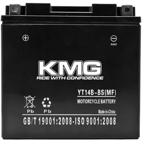 '- Battery Compatible with Yamaha 1700  Road Star Warrior 2002-2008 Sealed Maintenance Free 12V Battery High Performance   Replacement Powersport Motorcycle  Snowmobile Watercraft