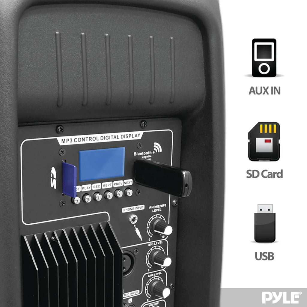 Pyle Pro  600W  Portable Bluetooth® Speaker System