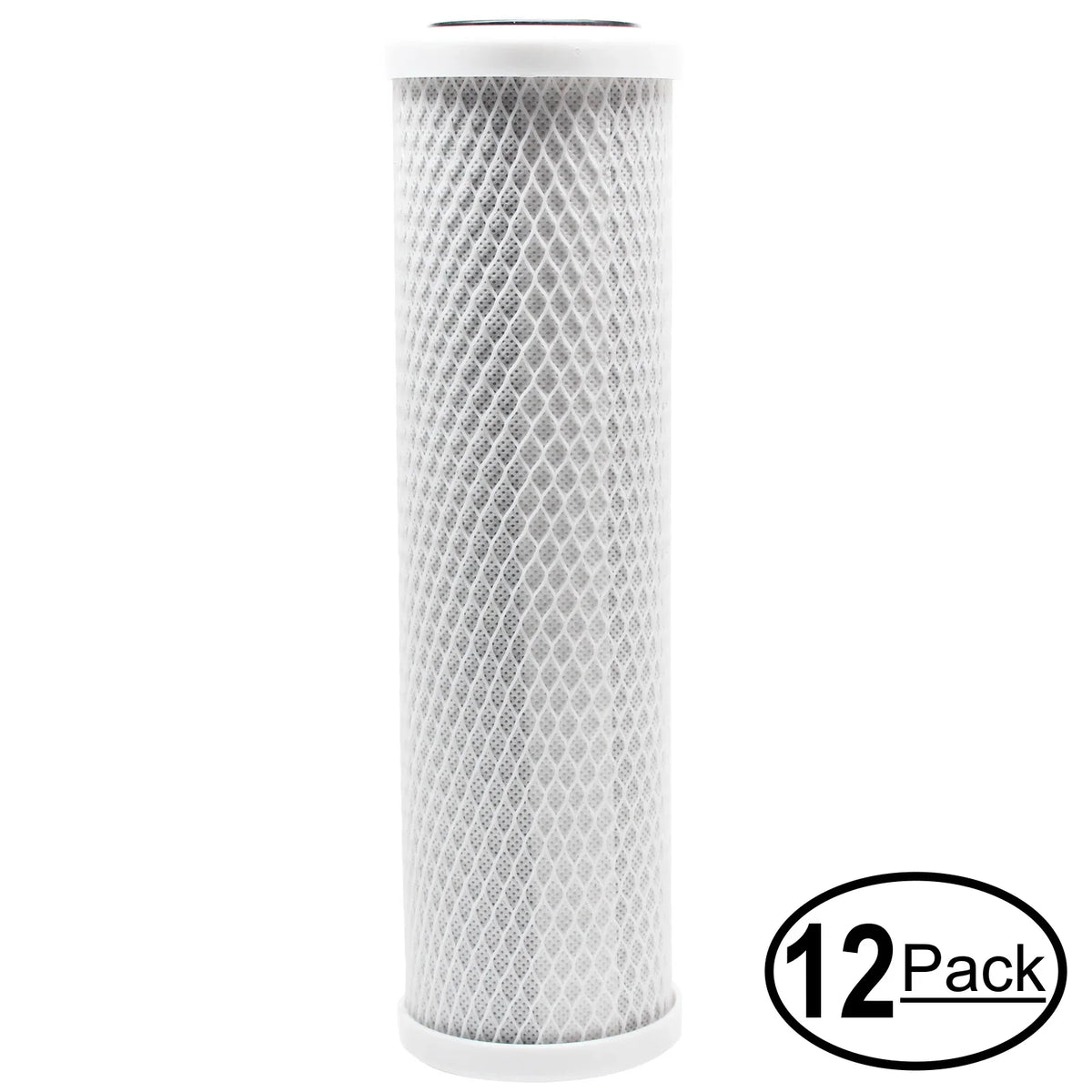 16-Pack Replacement for  Distributors -100--38- Activated Carbon Block Filter - Universal 10 inch Filter for H2o Distributors Reverse Osmosis System 100  - Denali Pure Brand