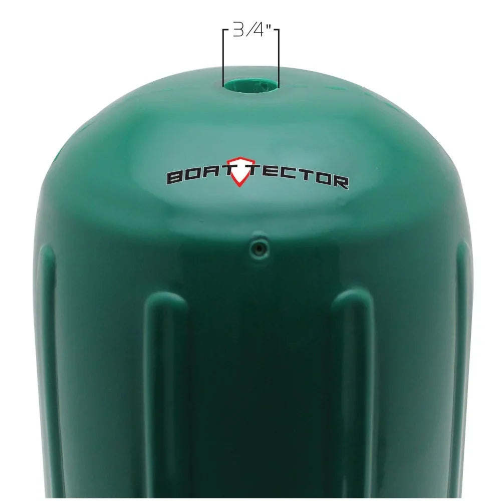 Extreme Max 3006.7471 BoatTector  Inflatable Fender - 6.5" x 15", Forest Green
