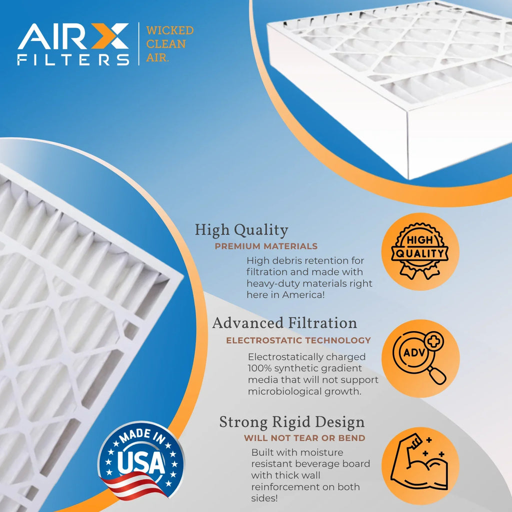 20x20x5 Air Filter  11 Comparable to  1000,  1200 &  7 Compatible with Air Bear 259112-103 Premium  Made 20x20x5 Furnace Filter 2 Pack by     .