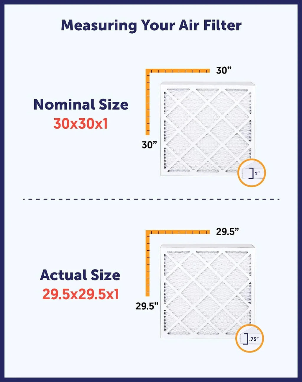 Filter King 38x48.5x1 Air Filter | 4- |  8  Pleated / Furnace Filters |    | Actual Size: 38 x 48.5 x .75"