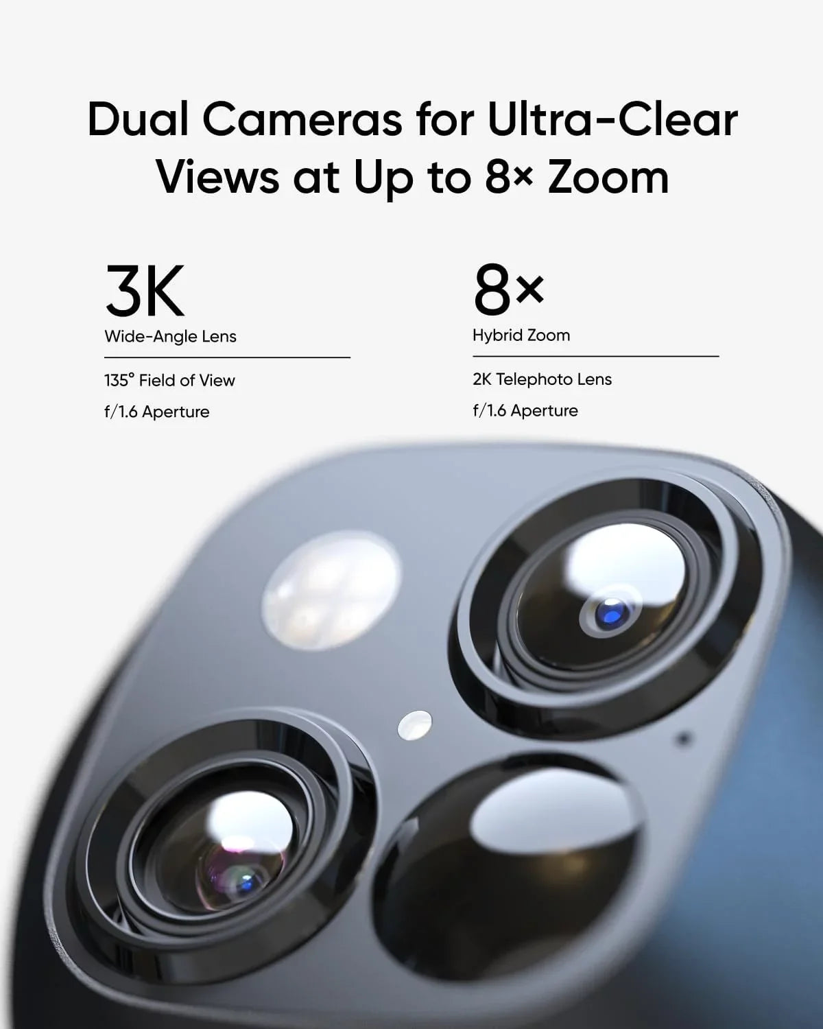 eufy Security SoloCam , Solar Security Camera, Wireless Outdoor Camera, 360° Surveillance, No Blind Spots, 2.4 GHz Wi-Fi, No Monthly Fee, HomeBase  Compatible