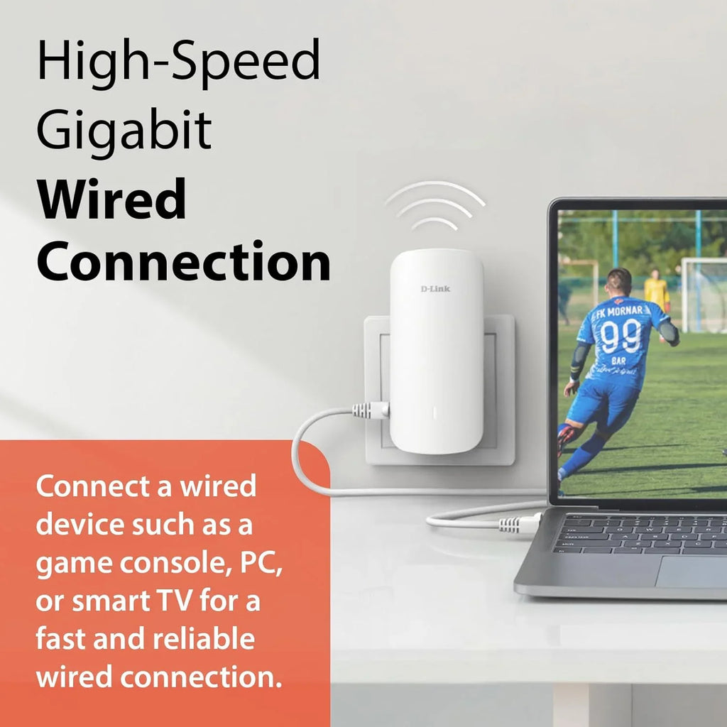 '-Link  Mesh WiFi 6 Range Extender | 1x Gigabit  Port |  | Cover up to 2300 Sq. ft ()