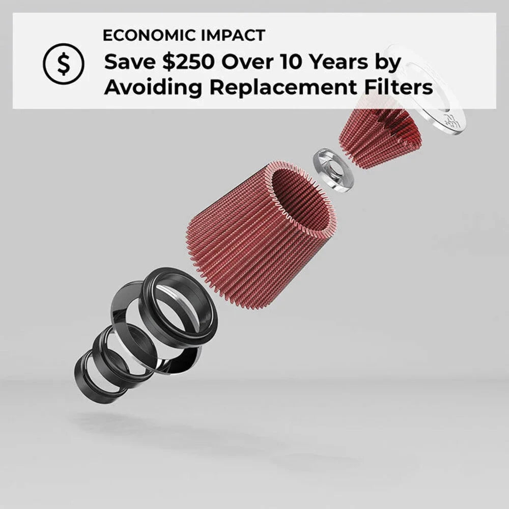 & engine air filter, washable and reusable: 2014-2019 Chevrolet Corvette, Corvette , and Corvette  -0665