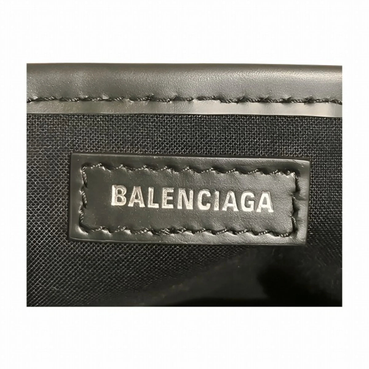 Pre-Owned Balenciaga Navy Cabas  390346 2WAY Bag Handbag Shoulder Ladies (Good)