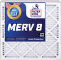 Filter King 17.5x23.5x1a Air Filter | 4- |  8  Pleated / Furnace Filters |    | Actual Size: 17.5 x 23.5 x .75"