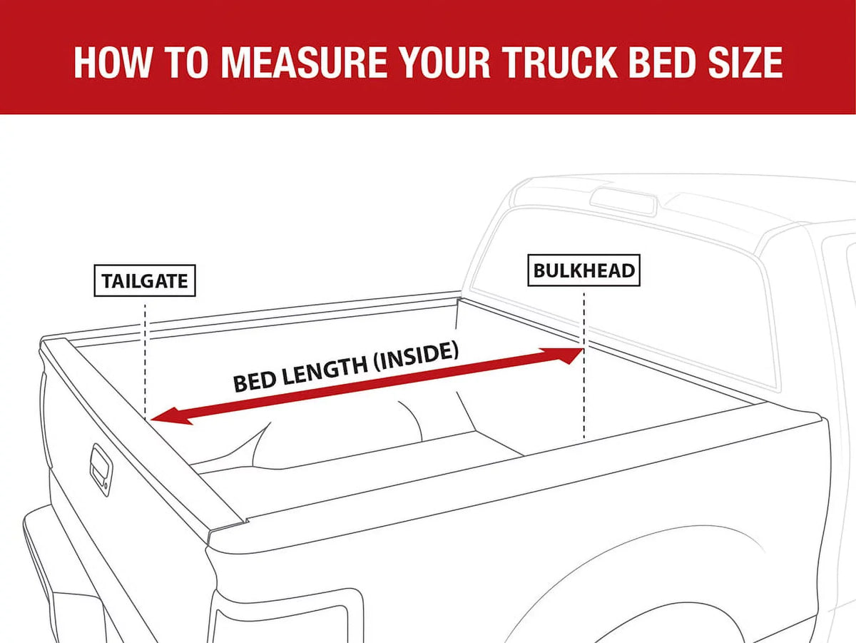 MaxMate Soft Quad-fold Truck Bed Tonneau Cover Compatible with 2007-2013 Chevy Silverado  Sierra 1500 (  2007 Classic) | 5'9" (69") Bed |