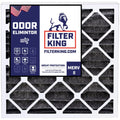 Filter King 20x22.25x1 Air Filter | 4- | Carbon  8  Pleated / Furnace Filters |    | Actual Size: 20 x 22.25 x .75"