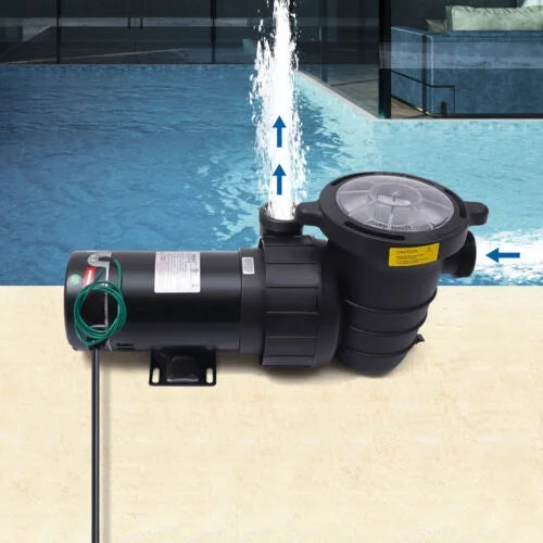 1.5HP Swimming Pool Pump Motor w/ Strainer Filter In/Above Ground 5547GPH 41FT