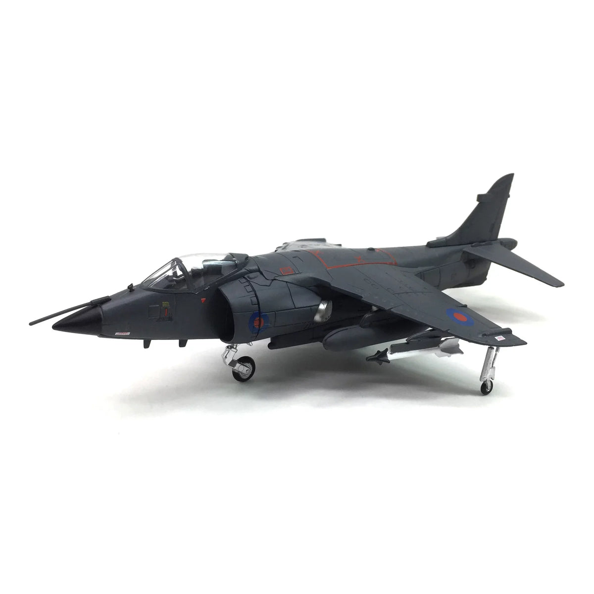 1:72  Air Force 1982 Sea Harrier Jet Fighter Model Military Fighter Aircraft Model Alloy Simulation Collection Display