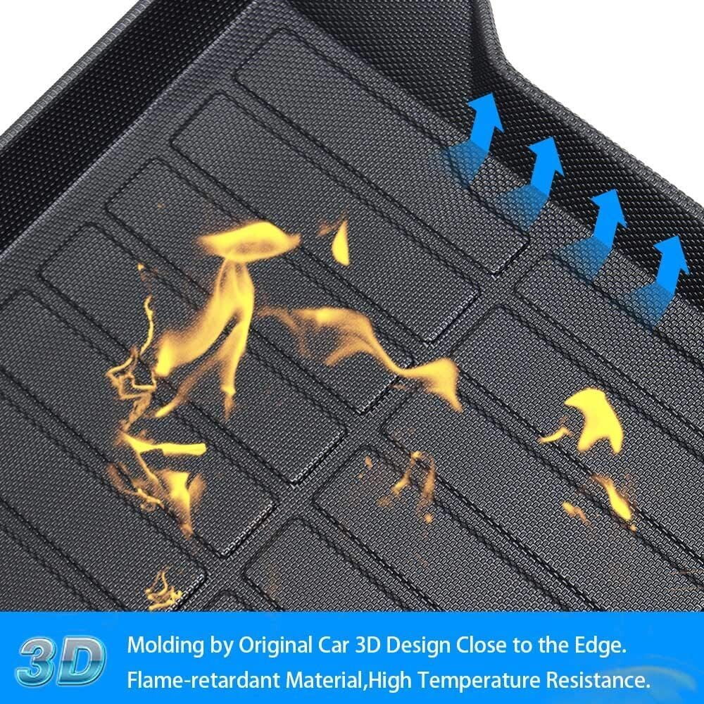 for Jeep Cherokee 2019-2023 Waterproof Custom Carpets Trunk Liner  Cargo Mats