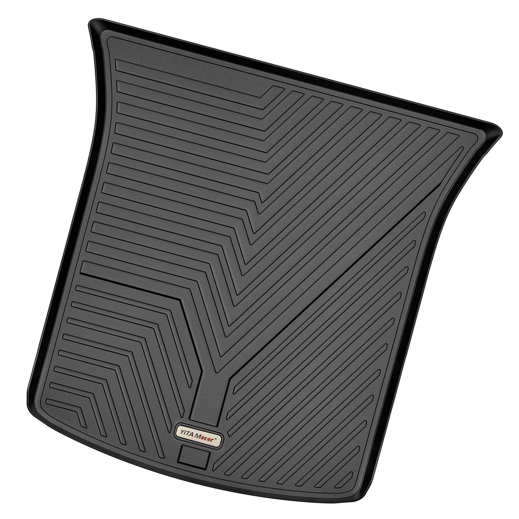 Ledkingdomus Floor Mats for 2020-2023 Tesla Model  Rear Trunk Mat All Weather Black
