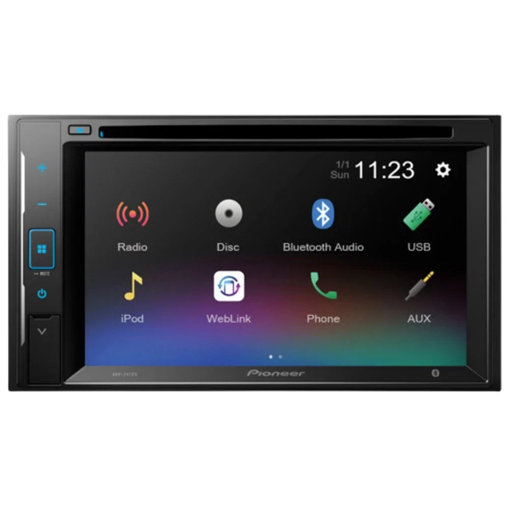 Bundle for 2003-2006 Chevrolet Avalanche / Pioneer -241EX Double  Car Stereo with Bluetooth/Backup Camera/Installation Kit/in-Dash / / 6.2" Touchscreen Digital Media Receiver