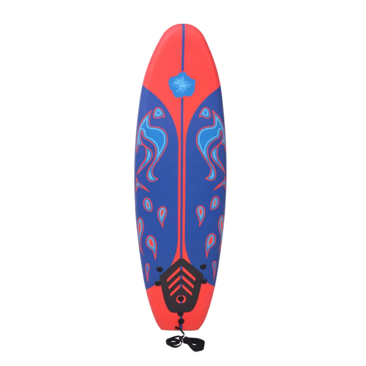 Anself Surfboard with Leash and  Fins, Beach Surfing Board Kit for Beginners Youth and Adults 66.9 x 18.4 x 3.1 Inches ( x  x )