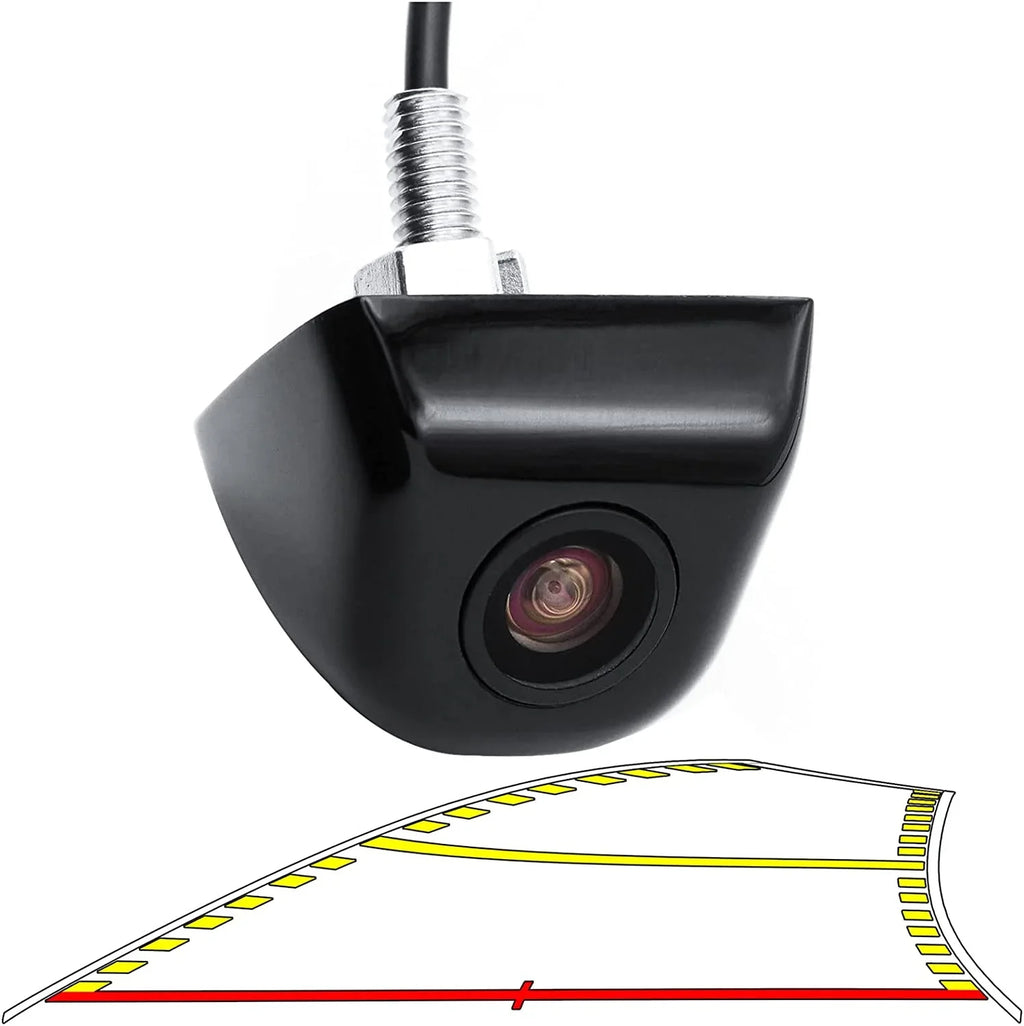 Car Backup Camera with Dyna Trajectory Guide Line, GreenYi  960x720 Rear View Camera Waterproof Night Vision