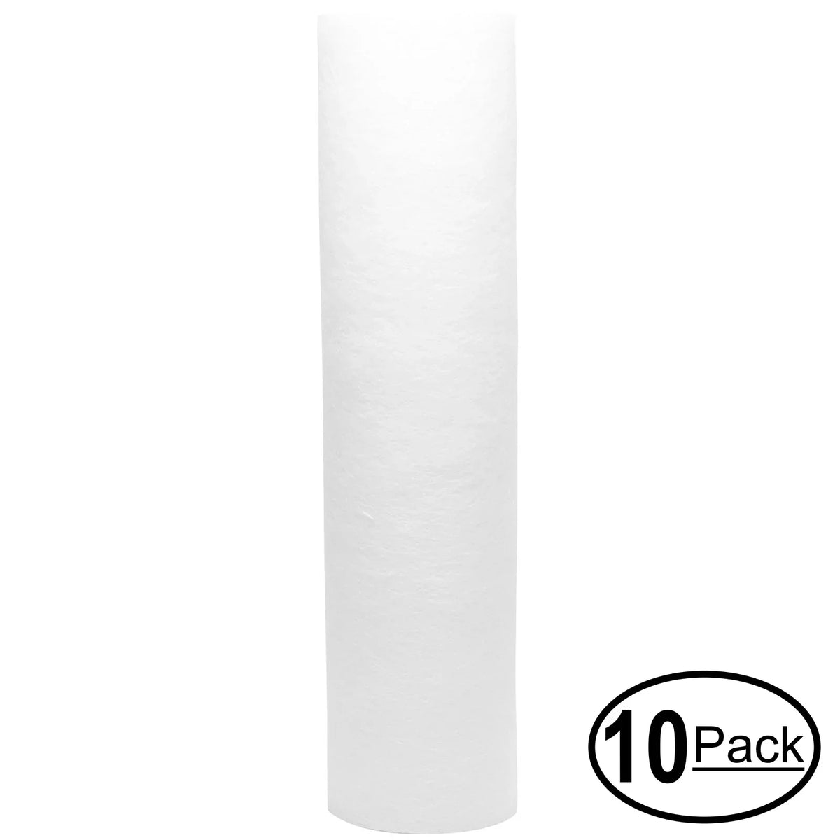 10-Pack Replacement for Crystal Quest --00306 Polypropylene Sediment Filter - Universal 10-inch 5-Micron Cartridge for   Voyager /Marine Water Filter System - Denali Pure Brand