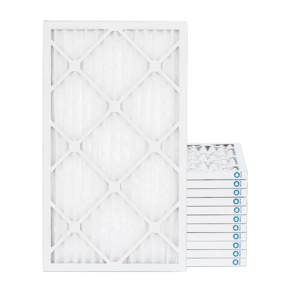 10x24x1  11 (  1000,  7-8 ) Pleated 1" Air Filters for  and Furnace. Case of 12. Exact Size: 9-1/2 x 23-1/2 x 3/4