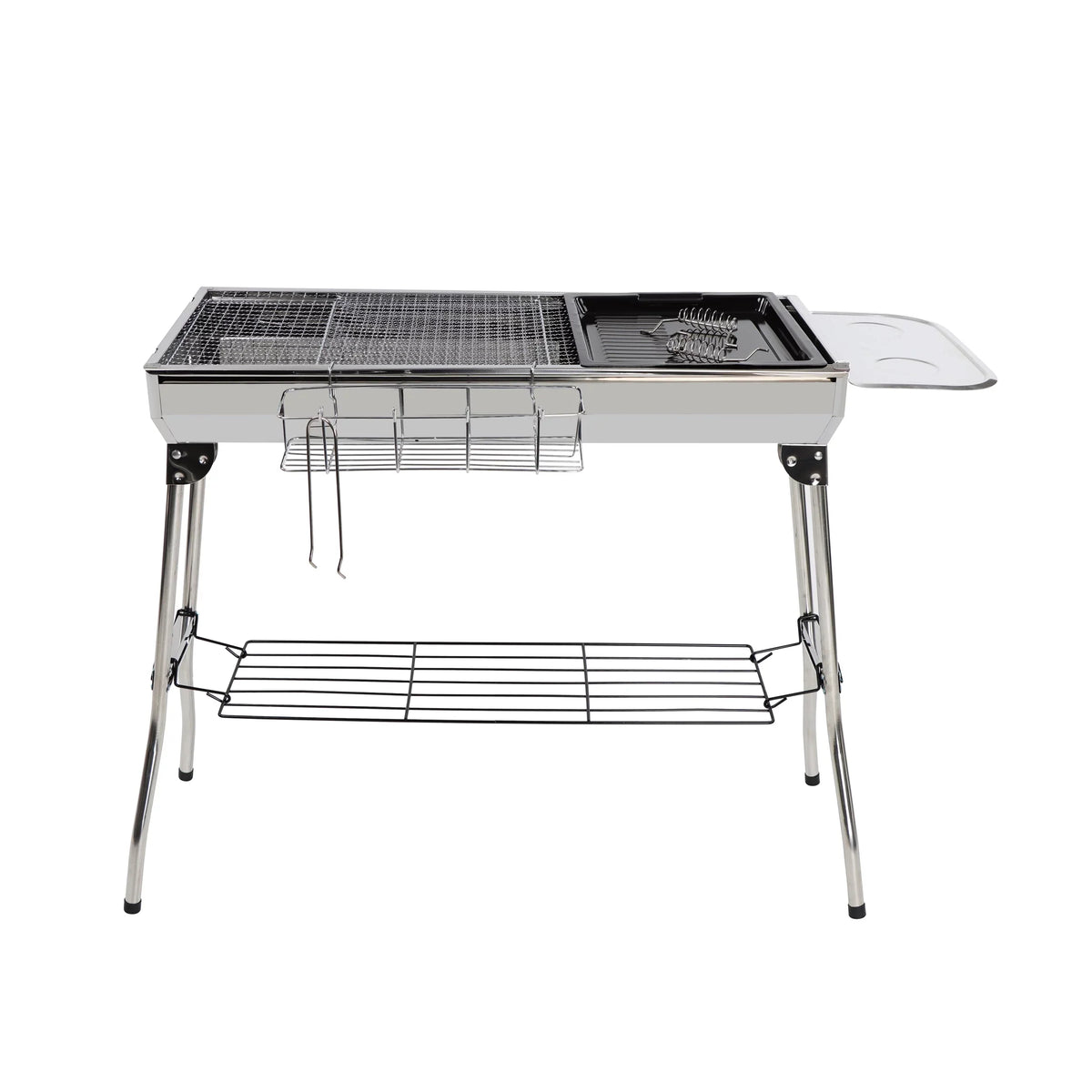 Neature Portable Charcoal Grill for Camping - 26.8in Tall Foldable  Grill