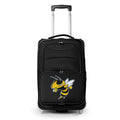 Black  Tech Yellow Jackets 21" Softside Rolling Carry-On Suitcase