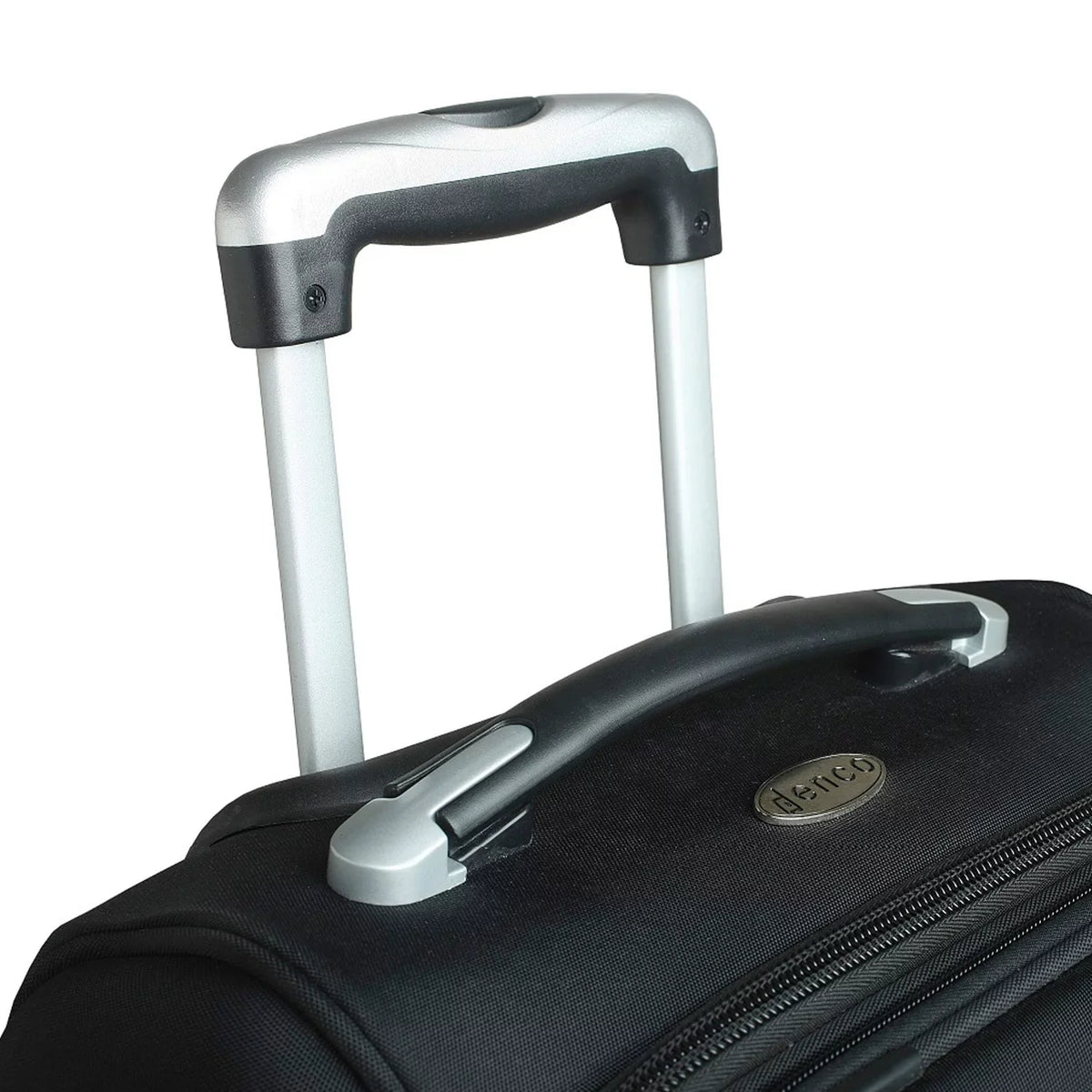 Black  Tech Yellow Jackets 21" Softside Rolling Carry-On Suitcase
