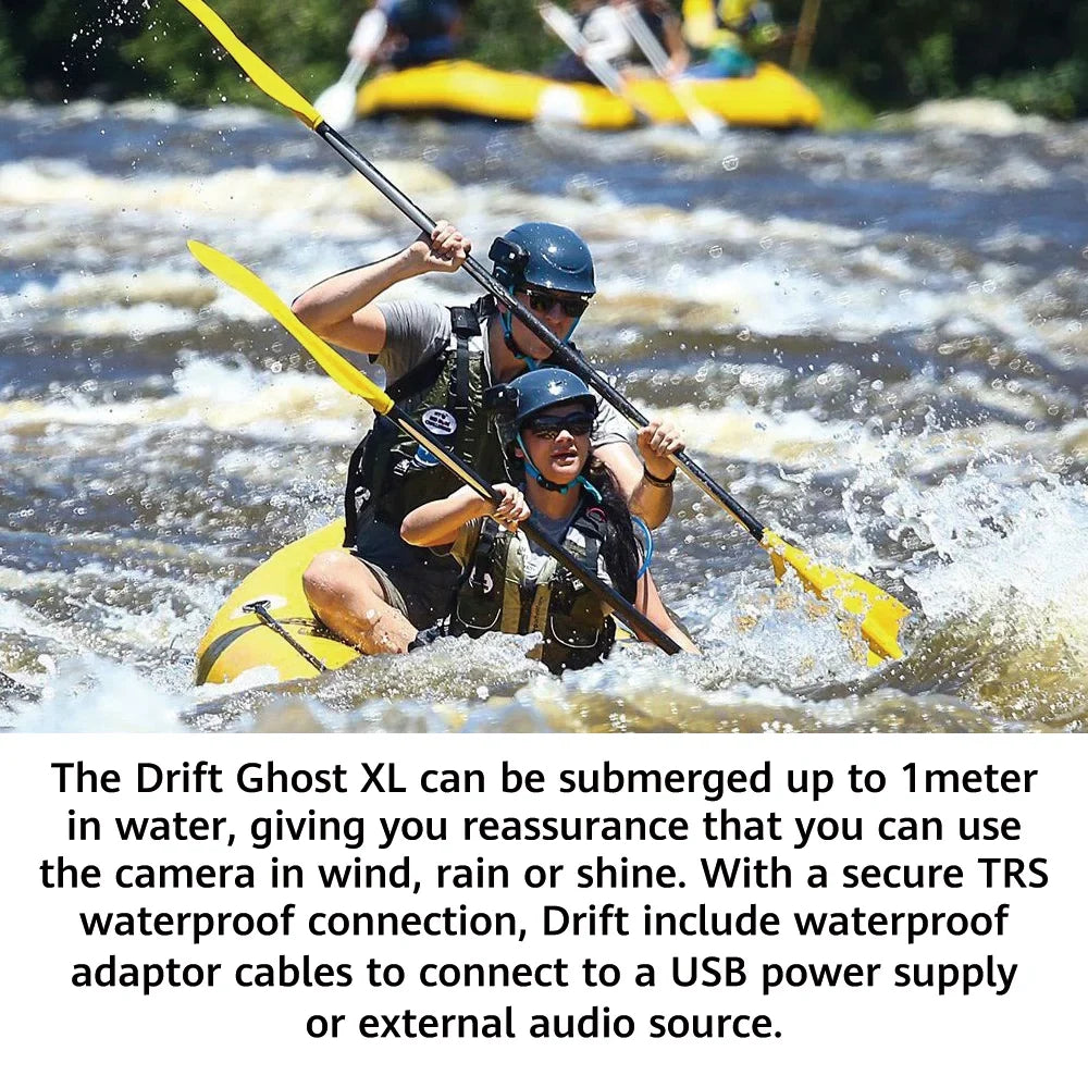 Drift Ghost  Sports Camera, 9 Hour Battery Life Waterproof Camera Support External Mic