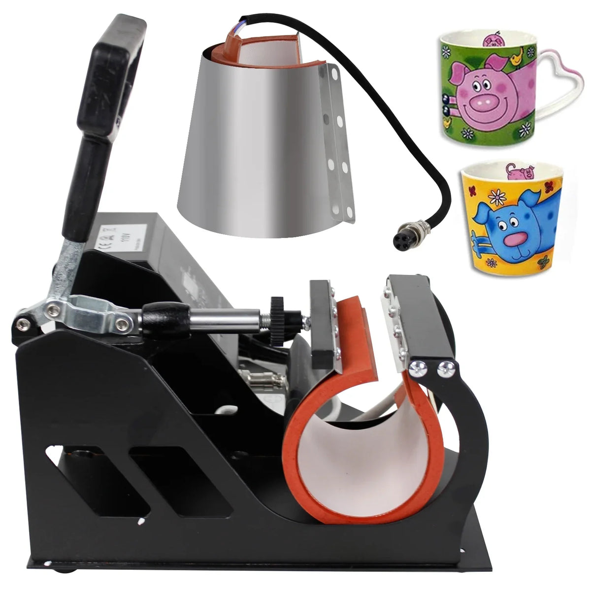 2 in 1 Mug Coffee Cup Heat Press Digital Transfer Sublimation Machine