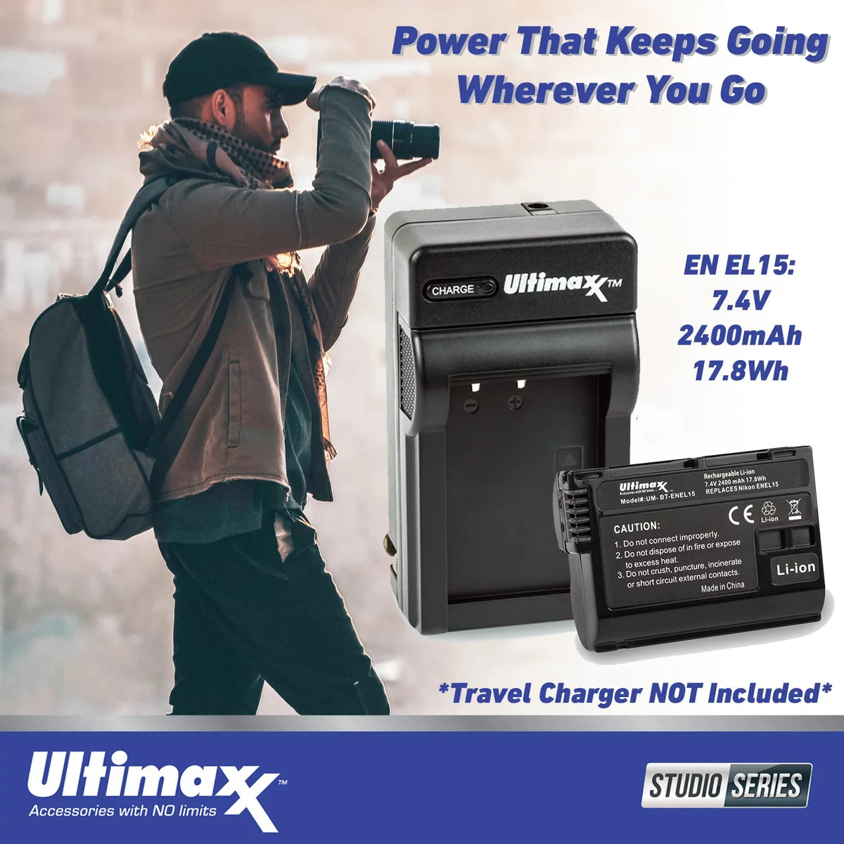 Nikon   Camera (Body Only) with - Multi Battery Power Pack + SanDisk 64GB Extreme  Memory Card, Extended Life Replacement Battery & More (18pc Bundle)