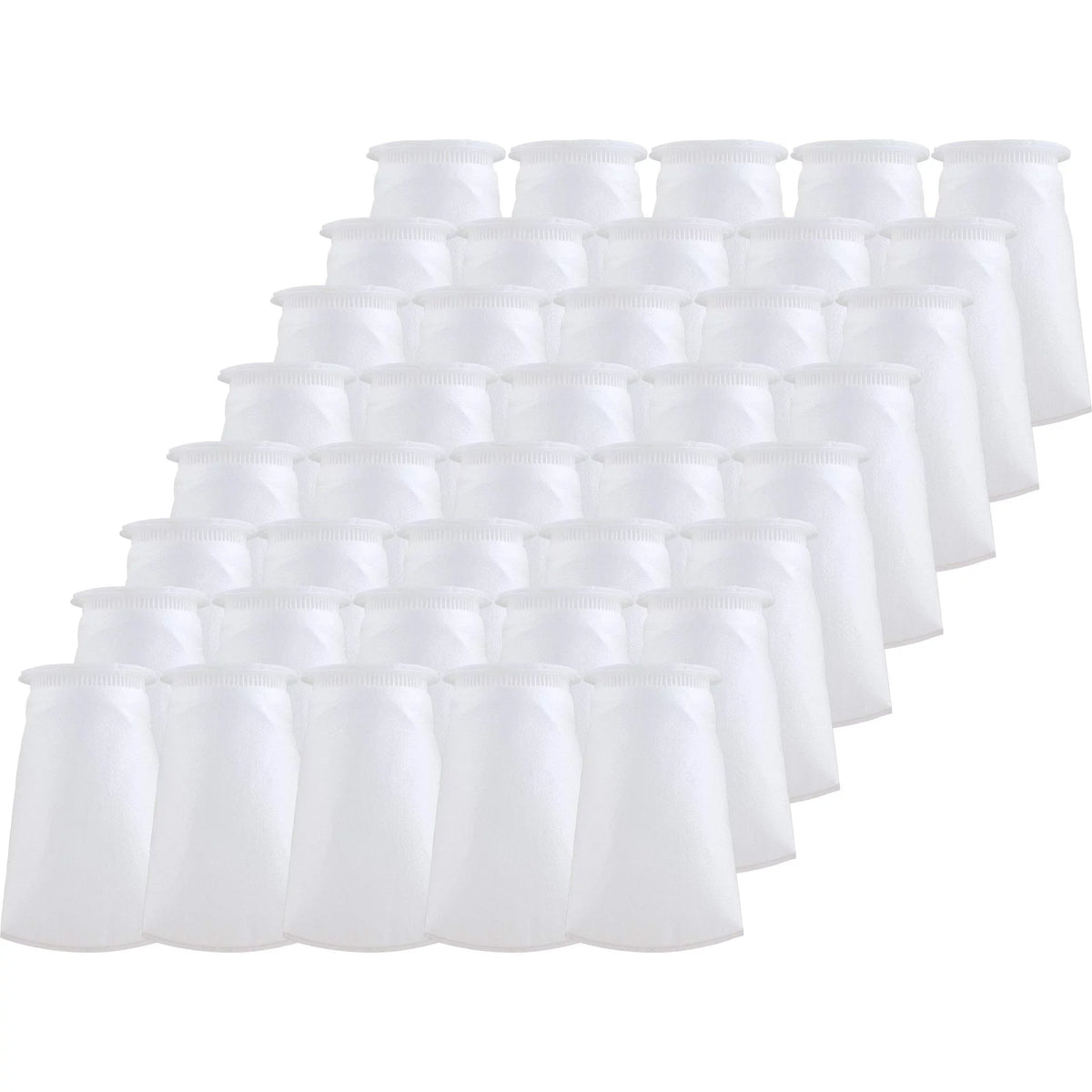 SpiroPure --410-50 50 Micron #3 (10”) Glazed Polypropylene Felt Liquid Bag Filter -410-50 155391-03 (Case of 40)