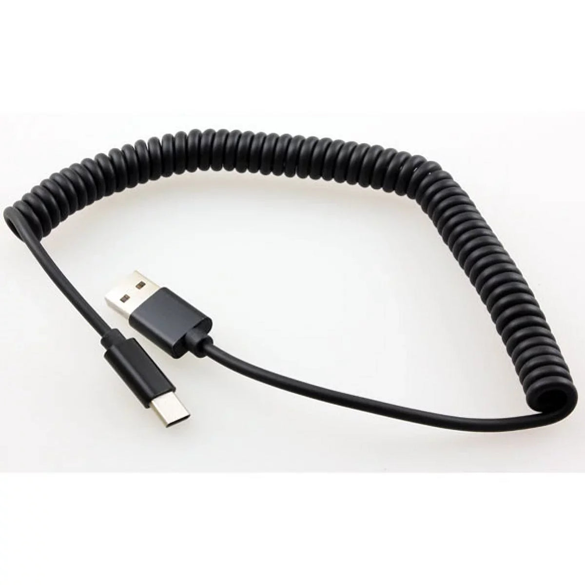 Type- Coiled  Cable w 3-Port  42W Quick Car Charger  for Samsung Galaxy Note 10 Plus Fold    A10e - Sonim   - Sony Xperia 5 10 Plus 1 - Xiaomi Redmi Note 7, Mi Mix 2 9T
