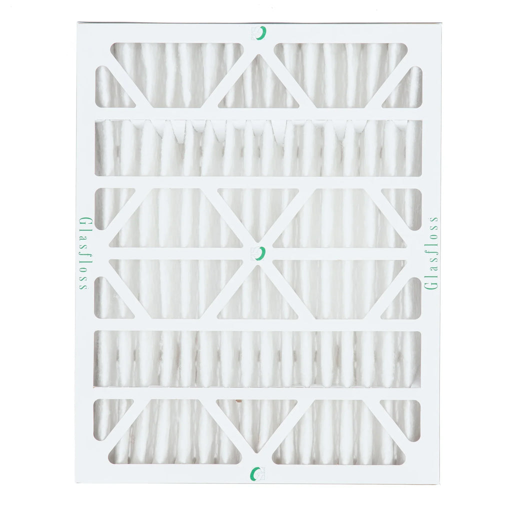 6 Pack of 20x24x4  13 Pleated 4" Inch Air Filters by Glasfloss. Actual Size: 19-3/8 x 23-3/8 x 3-3/4