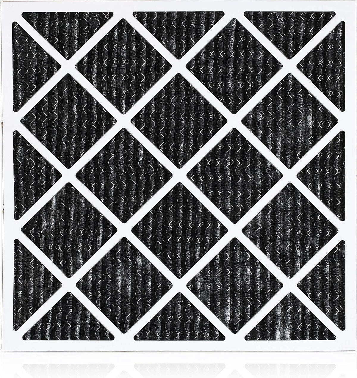 Filterbuy 22x24x1  8 Odor Eliminator Pleated   Furnace Air Filters with Activated Carbon (2-Pack)