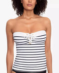 Ralph Lauren  Striped Tummy-Control Tankini Swim Top,  14