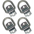 4  Bolt-On -Ring 1/2" Cargo Strap Tie Down Flatbed Truck Trailer Rings